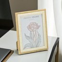 Ver imagem 2 de Porta Retrato 13x18cm Mdf e Vidro Bege e Marrom Espressione