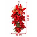 Ver imagem 5 de Pendente Guirlanda Natal Enfeite Decoração Porta Parede 60cm