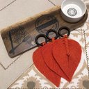 Ver imagem 4 de Porta Guardanapo Em Macramê - Unidade Preto