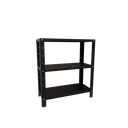 Ver imagem 1 de Estante / Armario de Aço Reforçado 60cm 3 Bandejas Preta