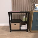 Ver imagem 4 de Estante / Armario de Aço Reforçado 60cm 3 Bandejas Preta