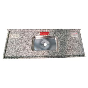 Pia de Cozinha Granito 160 Cm Corumba Standard Cuba Simples