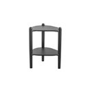 Ver imagem 4 de Mesa Lateral com Prateleira Orgânica 44,6cm Pé Madeira 28013 Artesano
