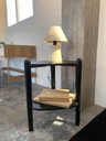 Ver imagem 7 de Mesa Lateral com Prateleira Orgânica 44,6cm Pé Madeira 28013 Artesano