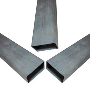 03 Tubo 2mt 50 X 30 X 0,80 X 2000 Galvanizado Ga