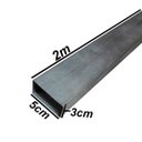 Ver imagem 2 de 03 Tubo 2mt 50 X 30 X 0,80 X 2000 Galvanizado Ga