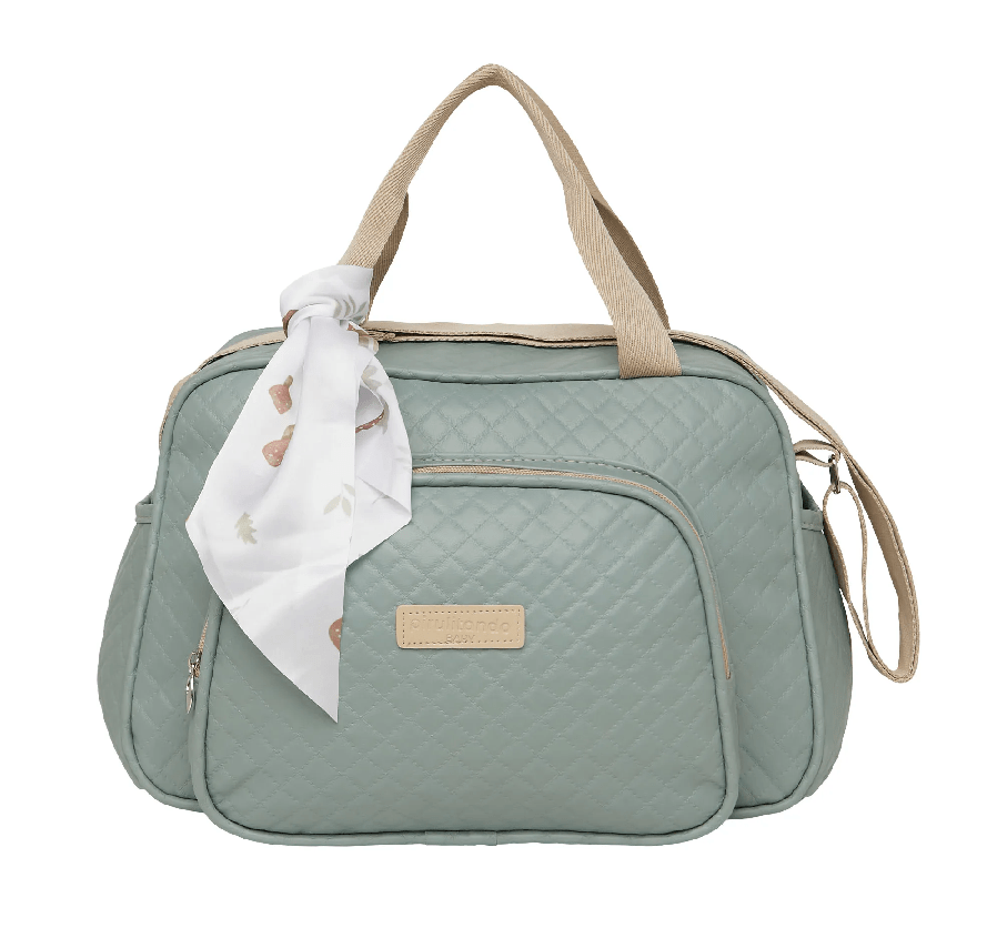 Bolsa Maternidade Grande Pirulitando Baby Semear Verde | MadeiraMadeira