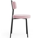 Ver mais imagens de Kit 06 Cadeiras Decorativas Estofada Para Sala De Jantar Barcelona L02 Bouclê Rosê - Lyam Decor