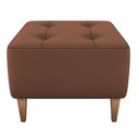Ver imagem 6 de Puff Decorativa para Sala Piva 62x52 Cm Veludo Inca Milani Store Ferrugem