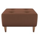 Ver imagem 7 de Puff Decorativa para Sala Piva 62x52 Cm Veludo Inca Milani Store Ferrugem