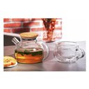 Ver imagem 3 de Conjunto 2 Xícaras Chá Parede Dupla com Alça 200ml Bugatti