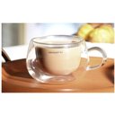 Ver imagem 4 de Conjunto 2 Xícaras Chá Parede Dupla com Alça 200ml Bugatti