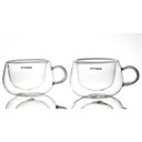 Ver imagem 1 de Conjunto 2 Xícaras Chá Parede Dupla com Alça 200ml Bugatti