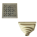 Ver imagem 2 de Ralo Anti Odor Inox 304 Modelo 15x15 Dubai Tela e Coletor Bege Saída Adapt de 40mm até 100mm