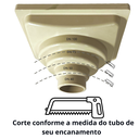 Ver imagem 6 de Ralo Anti Odor Inox 304 Modelo 15x15 Dubai Tela e Coletor Bege Saída Adapt de 40mm até 100mm