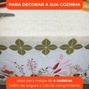 Ver imagem 3 de Toalha de Mesa 4 Lugares Lepper Pop Quadrada 1,40x1,40m Algodão Poliéster Floral Jardineira