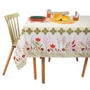 Ver imagem 1 de Toalha de Mesa 4 Lugares Lepper Pop Quadrada 1,40x1,40m Algodão Poliéster Floral Jardineira