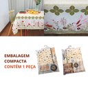Ver imagem 6 de Toalha de Mesa 4 Lugares Lepper Pop Quadrada 1,40x1,40m Algodão Poliéster Floral Jardineira