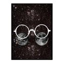 Ver imagem 1 de Quadro Universo com Moldura Preta e Vidro Vidro Anti Reflexo