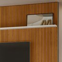 Ver imagem 2 de Painel Tv 75 Pol 238cm Ripado para Sala Kalven M20 - D’Rossi