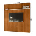Ver imagem 4 de Painel Tv 75 Pol 238cm Ripado para Sala Kalven M20 - D’Rossi