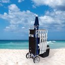 Ver imagem 4 de Carrinho Praia com Avanco para Caixa Termica Preto - Mor