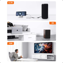 Ver imagem 2 de Cabo P2 Fêmea 3.5mm para Rca Macho Qualidade Premium 3 Mt