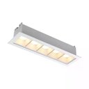 Ver imagem 1 de Spot Spotline 1152/5 5 Focos Embutir Point 5x5x15cm Alumínio Branco 10w 3000k