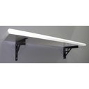 Ver imagem 3 de Mão Francesa Média 15x20cm Quadrada PRETA All Style