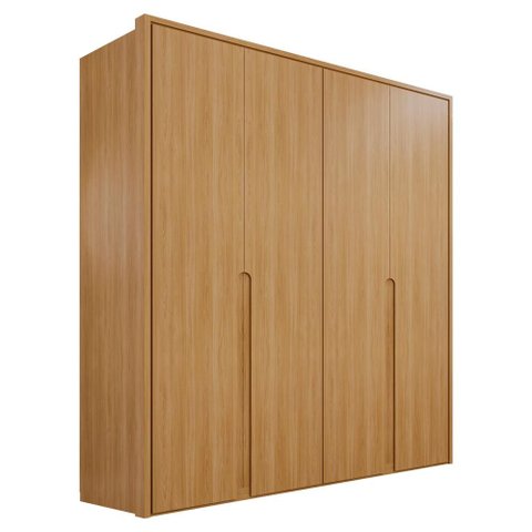 Guarda Roupa Casal 4 Portas 181 cm Lizz Hannover Dcasa