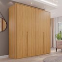 Ver mais imagens de Guarda Roupa Casal 4 Portas 181 cm Lizz Hannover Dcasa