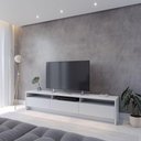 Ver imagem 1 de Rack Aspen 219 Cm - Branco Fosco