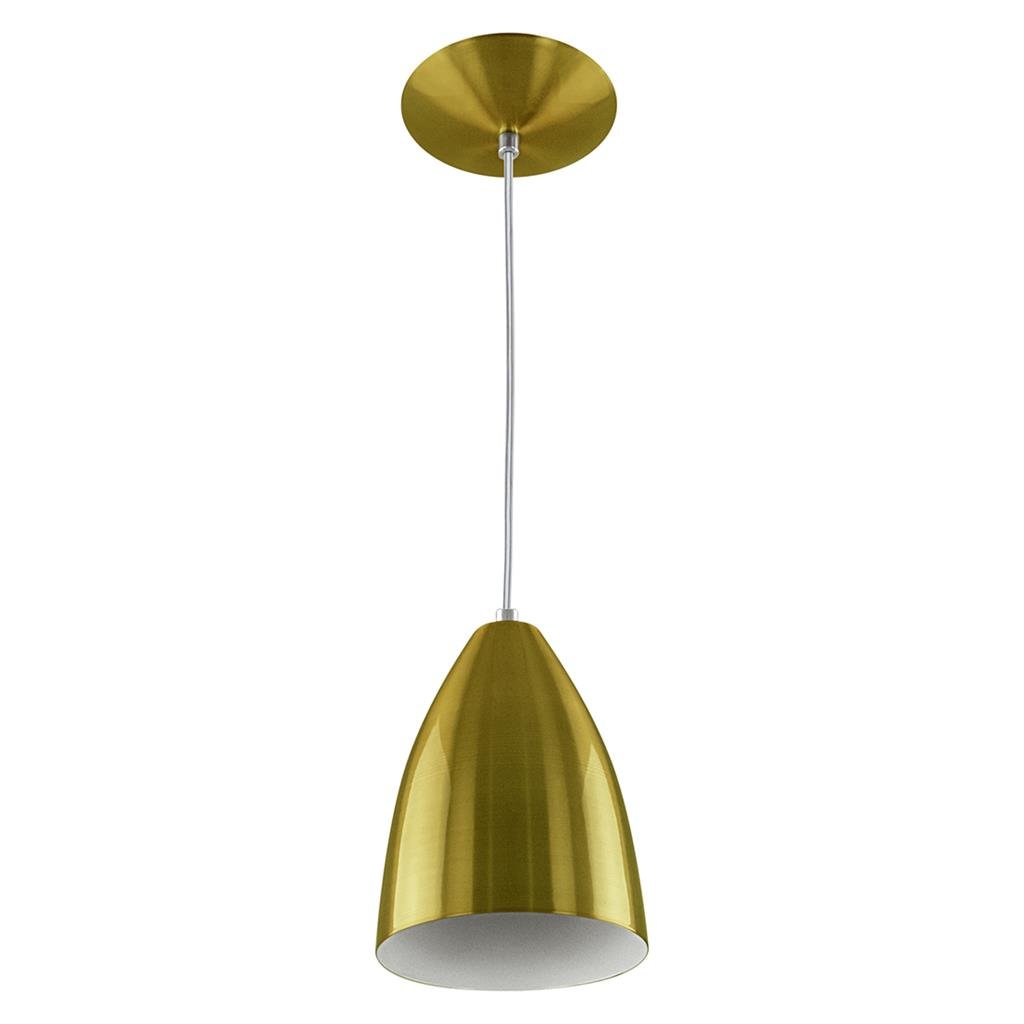 Pendente Vegas Premium Gourmet em Aluminio Dourado Metálico - 1