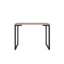 Ver imagem 5 de Mesa Industrial Escrivaninha Moderna Mdf 100x60 Metalon Preto Plancasa:sal Rosa