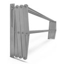 Ver imagem 7 de Varal Sanfonado Parede Retrátil 60cm Aço Pintado