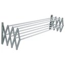 Ver imagem 6 de Varal Sanfonado Parede Retrátil 60cm Aço Pintado