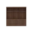 Ver imagem 5 de Guarda-Roupa Casal MDF 6 Portas 12 Gavetas Marselha Plus Marrom/Castanho