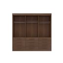 Ver imagem 5 de Guarda-Roupa Casal MDF 6 Portas 12 Gavetas Marselha Plus Marrom/Castanho