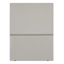 Ver imagem 1 de Cabeceira Cama Box Organica Solteiro 90cm Luna Suede C/frame Cinza
