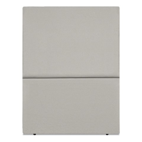 Cabeceira Cama Box Organica Solteiro 90cm Luna Suede C/frame Cinza