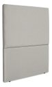 Ver imagem 3 de Cabeceira Cama Box Organica Solteiro 90cm Luna Suede C/frame Cinza