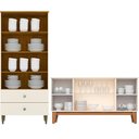 Ver imagem 2 de Cristaleira Liz e Buffet Eiffel para Sala Off White Nature Henn