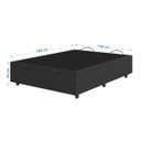 Ver imagem 2 de Base Cama Box Baú Casal Linho Preto SkyBox