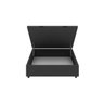 Base Cama Box Baú Casal Linho Preto SkyBox - 3