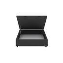 Ver imagem 3 de Base Cama Box Baú Casal Linho Preto SkyBox