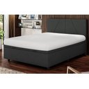 Ver imagem 1 de Base Cama Box Baú Casal Linho Preto SkyBox