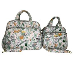Kit Bolsa Mala Maternidade Menino 3 Peças Mochila Safari - 2