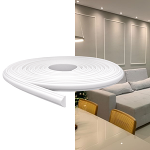 Rodameio Boiserie EVA Autocolante 2,3cm Rm61 4 Metros MeuRodapé