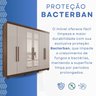 Guarda-Roupa Casal Casal 6 Portas 3 Gavetas com Espelho com Pés Roma Espresso Móveis - 12