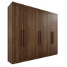 Guarda-Roupa Casal Casal 6 Portas 3 Gavetas Roma Espresso Móveis - 4